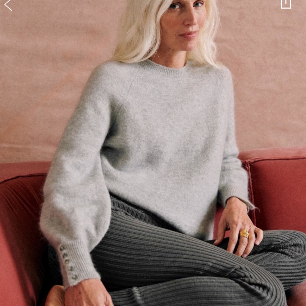 Sézane Louise Jumper - Mottled Grey